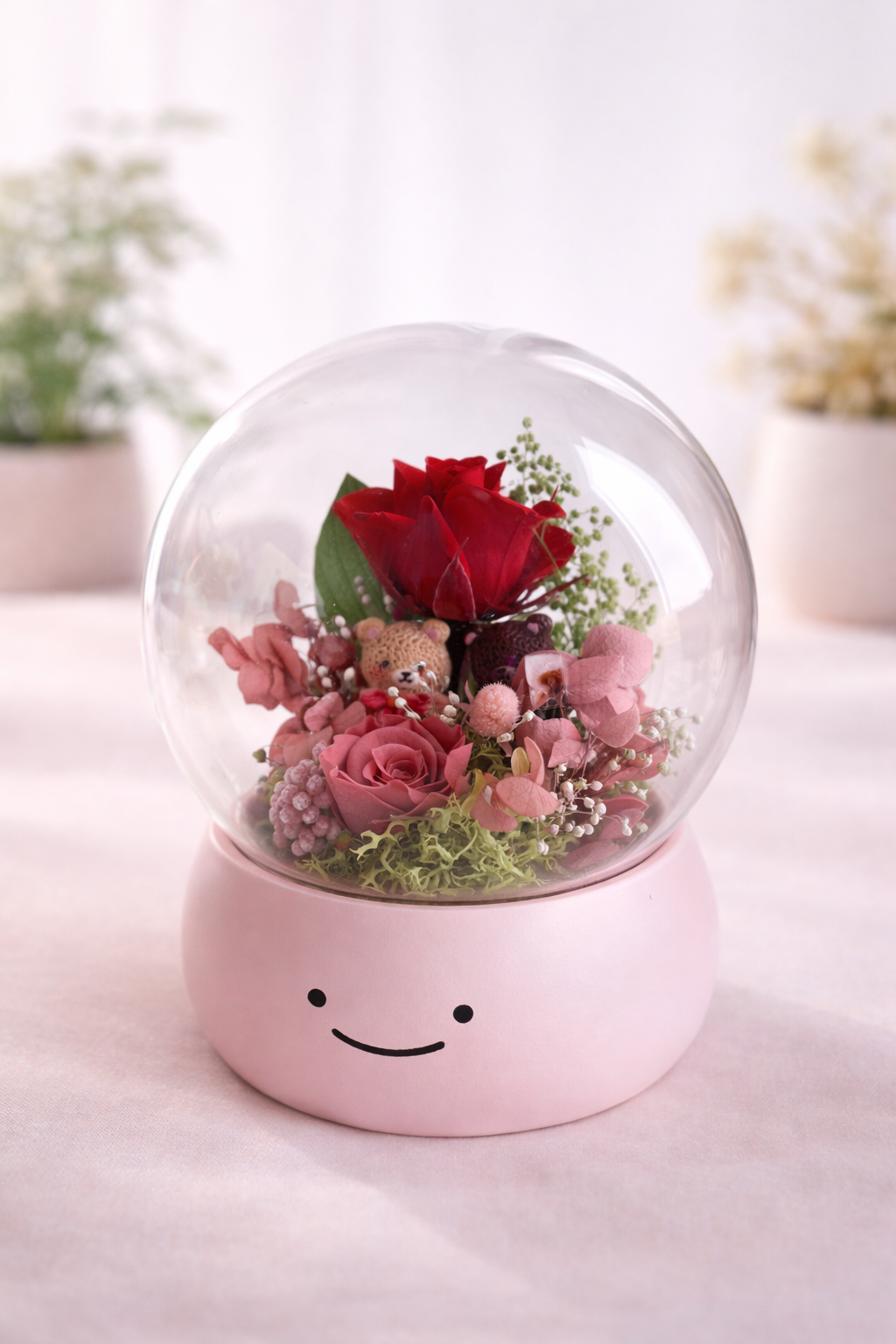 Eternal Smile Floral Dome