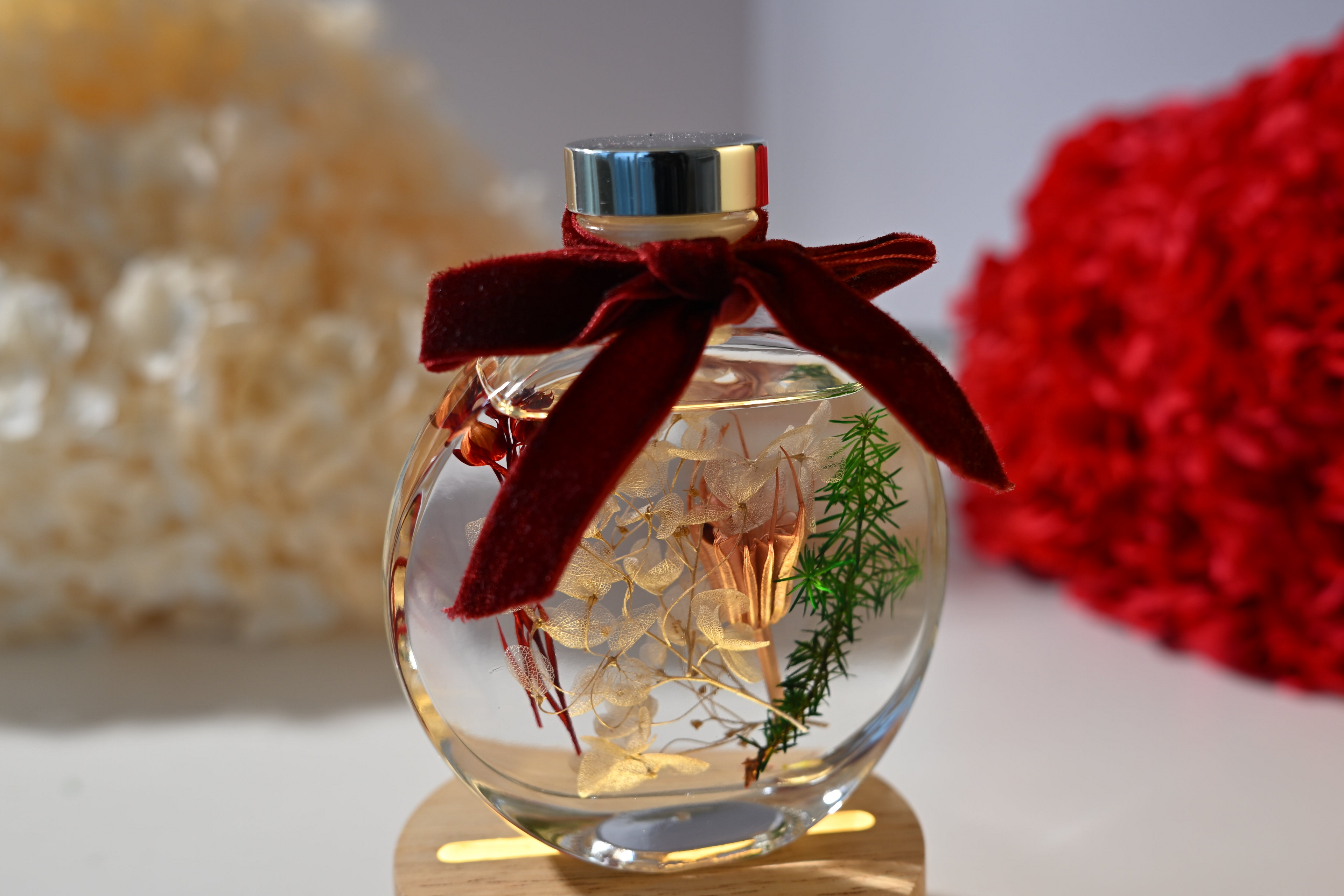 Preserved Flower Perfume Bottle