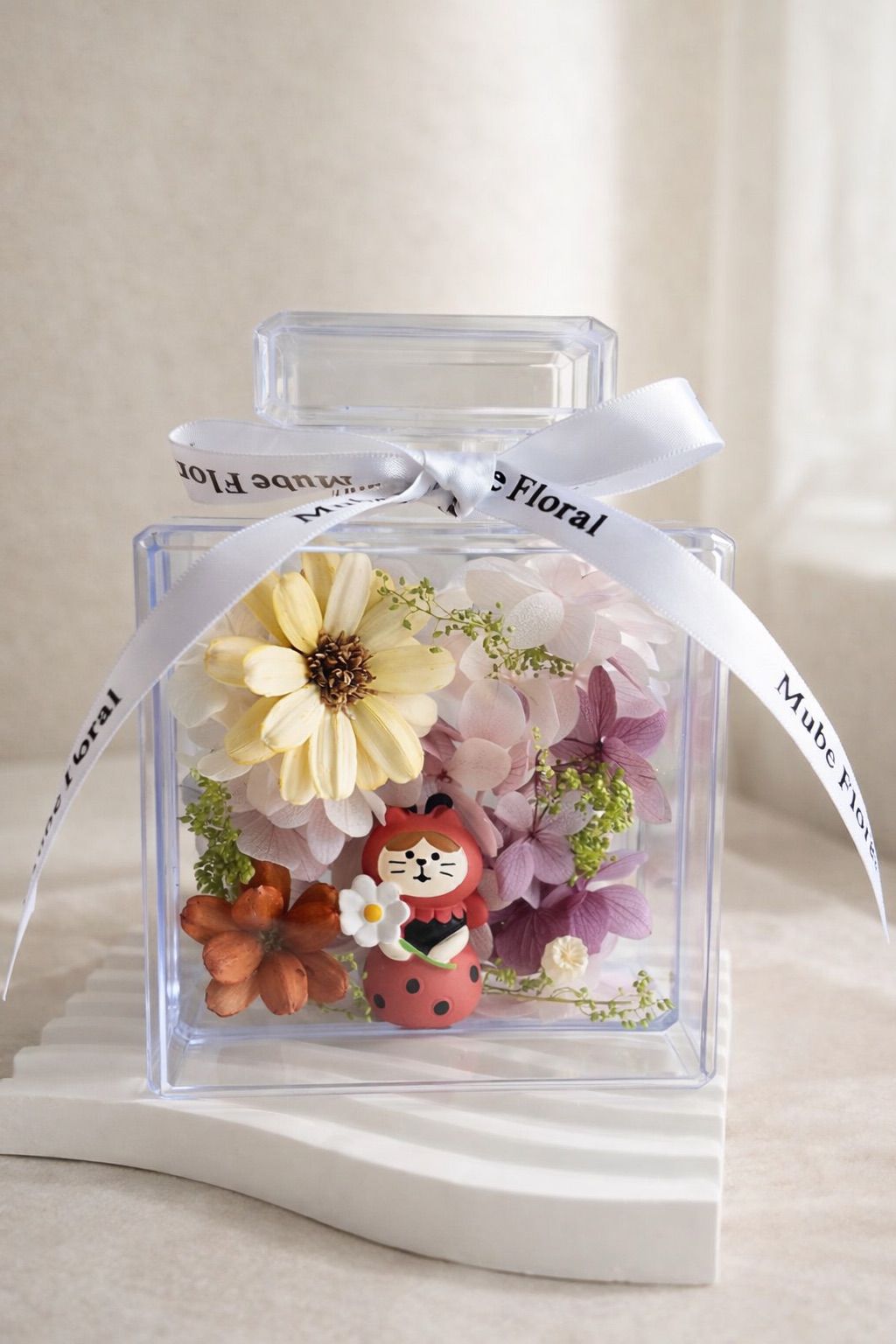 Preserved Flower Perfume Bottle