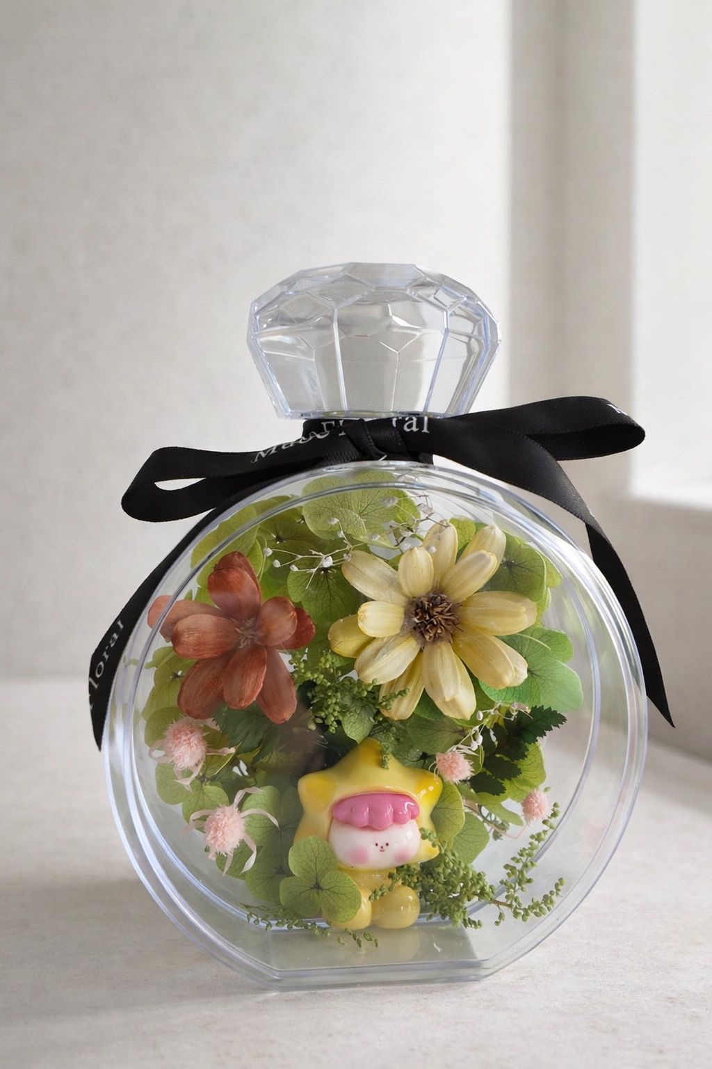Preserved Flower Perfume Bottle
